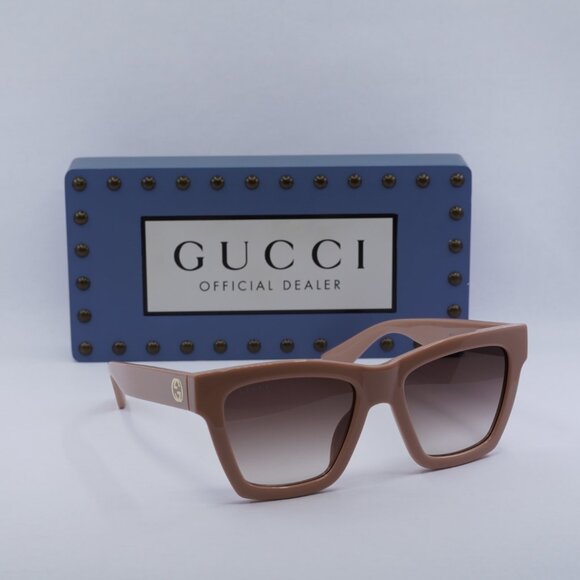 Gucci GG1714S 005 Square Sunglasses - Cloud Rose